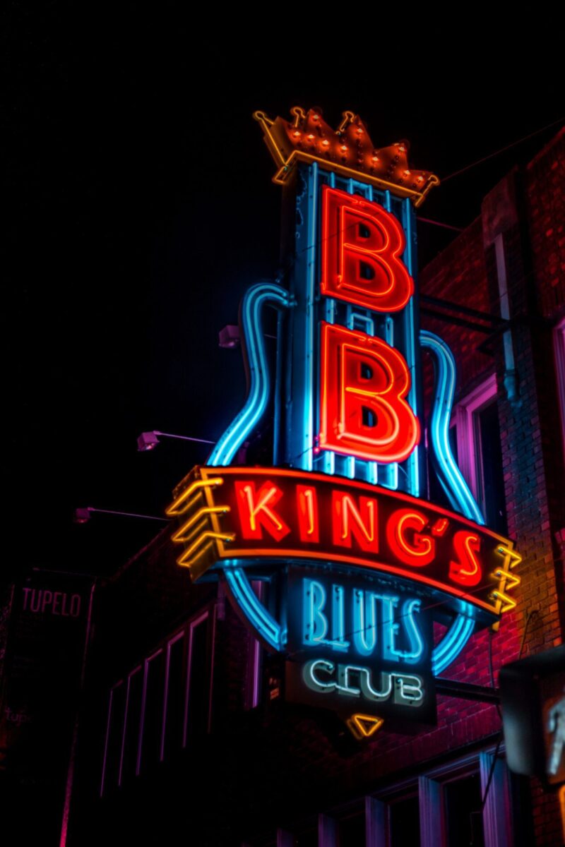 BB King Club Sign